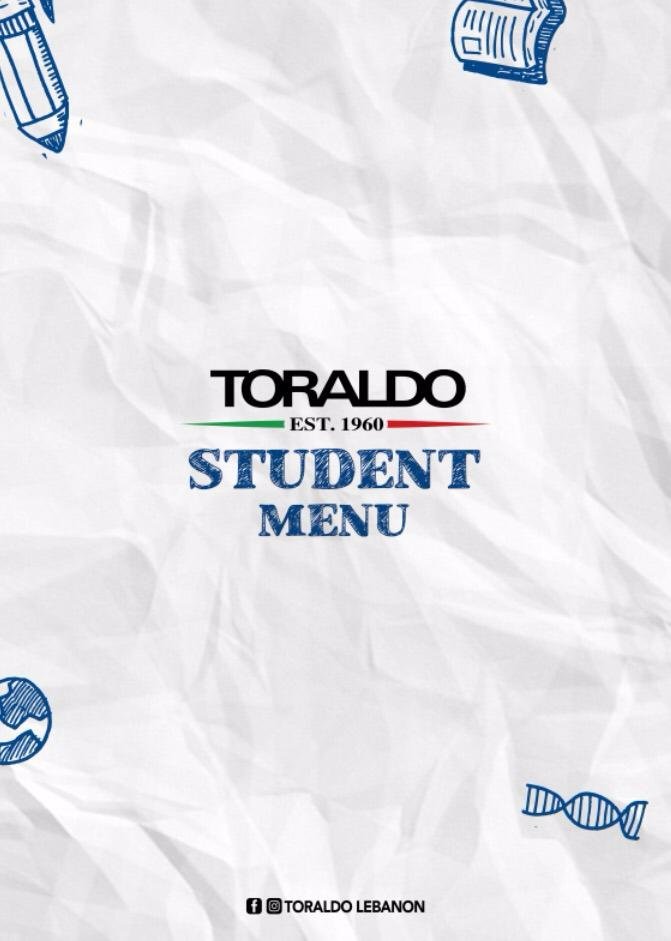 A special student menu design.